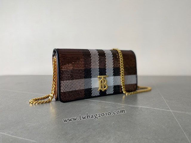 Burberry專門店新款TB專屬標識WOC小挎包 巴寶莉肩背鏈條女包 yxb1398